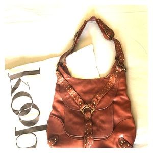 Brown Kooba saddle bag